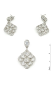 Picture of Unique Cubic Zirconia Transparent 2 Pieces Jewelry Sets