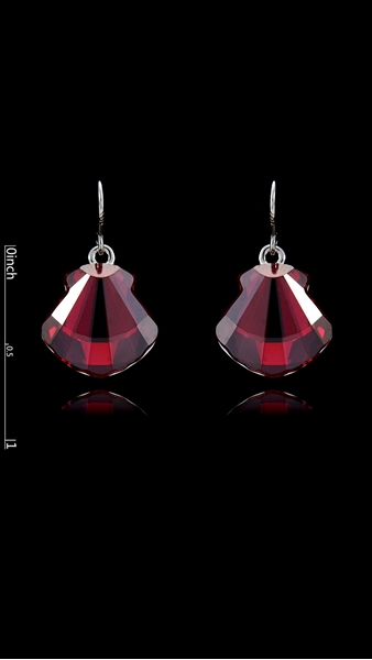 Picture of 20 Year China Export Red Platinum Plated Drop & Dangle