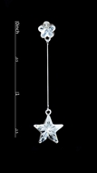 Picture of Trusted Zine-Alloy Swarovski Element Drop & Dangle