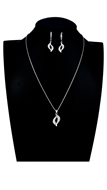 Picture of Well Made Platinum Plated Delicate 2 Pieces Jewelry Sets