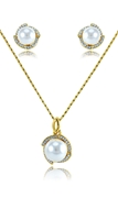 Picture of Touching Platinum Plated Classic 2 Pieces Jewelry Sets