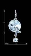 Picture of Diversified Zinc-Alloy Swarovski Element Drop & Dangle