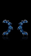 Picture of Simple And Elegant Swarovski Element Platinum Plated Stud 