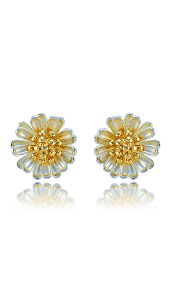 Picture of Individual Design On  Floral None-Stone Stud 