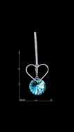 Picture of Friendly-Environmental Single Stone Zinc-Alloy Drop & Dangle