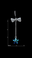 Picture of Main Products Zinc-Alloy Platinum Plated Drop & Dangle