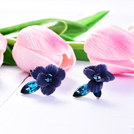 Picture of Cost Worthy Flowers & Plants Gold Plated Stud 