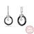 Picture of Trendy Design Black Platinum Plated Drop & Dangle