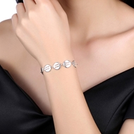 Picture of Mainstream Of  Platinum Plated Bracelets