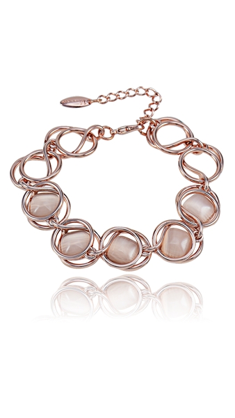 Picture of Trendy Rose Gold Plated Classic Bracelets