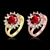 Picture of Fantastic Red Fashion Rings