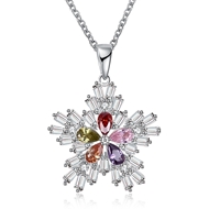 Picture of Cubic Zirconia Small Pendant Necklaces 3LK053769N