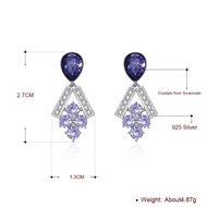 Picture of Nice Swarovski Element Medium Dangle Earrings