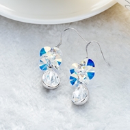 Picture of Great Value White Casual Dangle Earrings with Member Discount