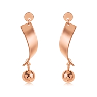 Picture of Distinctive Multi-tone Plated Zinc Alloy Dangle Earrings with Low MOQ