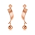 Picture of Distinctive Multi-tone Plated Zinc Alloy Dangle Earrings with Low MOQ