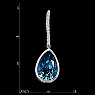 Picture of The Best Discount Zinc-Alloy Single Stone Drop & Dangle