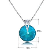 Picture of Shop Zinc Alloy Platinum Plated Pendant Necklace with Wow Elements