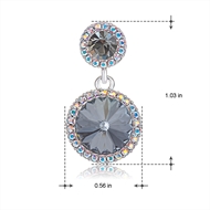 Picture of Purchase Zinc Alloy Platinum Plated Drop & Dangle Earrings Exclusive Online