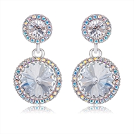 Picture of Zinc Alloy Platinum Plated Drop & Dangle Earrings with Unbeatable Quality