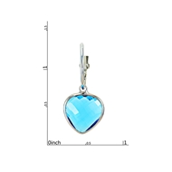 Picture of Online Platinum Plated Heart & Love Hook