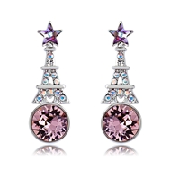 Picture of Zinc Alloy Small Dangle Earrings with Unbeatable Quality