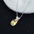 Picture of Designer Platinum Plated Colorful Pendant Necklace with Easy Return