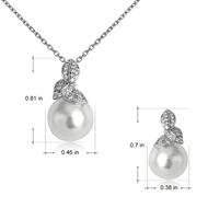 Picture of Affordable Platinum Plated Artificial Pearl Necklace and Earring Set From Reliable Factory