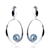 Picture of Most Popular Artificial Pearl Black Dangle Earrings