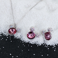 Picture of Purchase Platinum Plated Casual Necklace and Earring Set Exclusive Online