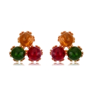 Picture of Zinc Alloy Colorful Stud Earrings from Certified Factory