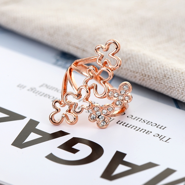 Picture of Fashion Rose Gold Plated Fashion Ring with Speedy Delivery