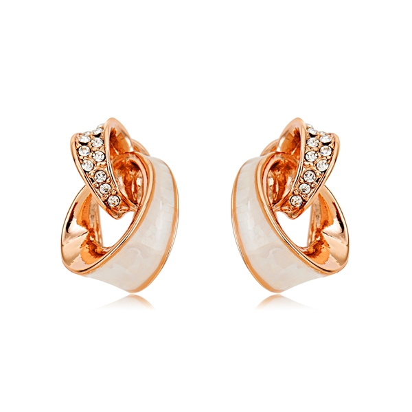 Picture of Rose Gold Plated Classic Stud Earrings Online Shopping