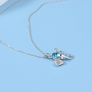 Picture of Need-Now Blue Small Pendant Necklace from Editor Picks