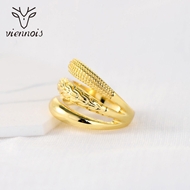 Picture of Trendy Gold Plated Big Fashion Ring with No-Risk Refund