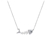 Picture of Unusual Fish Platinum Plated Pendant Necklace