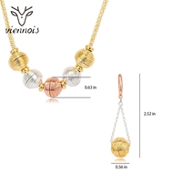 Picture of Recommended Gold Plated Casual Necklace and Earring Set with Member Discount