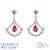 Picture of New Cubic Zirconia Luxury Dangle Earrings