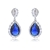 Picture of Designer Platinum Plated Luxury Dangle Earrings with Easy Return