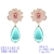 Picture of Staple Medium Pink Dangle Earrings