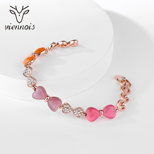 Picture of Designer Rose Gold Plated Opal Fashion Bracelet with No-Risk Return