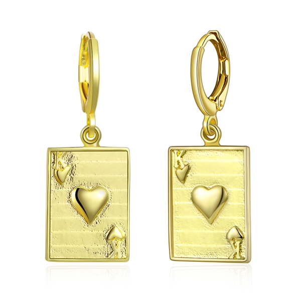 Picture of New Season Gold Plated Dubai Dangle Earrings with SGS/ISO Certification