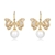 Picture of Nickel Free Gold Plated Big Dangle Earrings with Easy Return