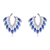 Picture of Eye-Catching Blue Platinum Plated Dangle Earrings with Member Discount