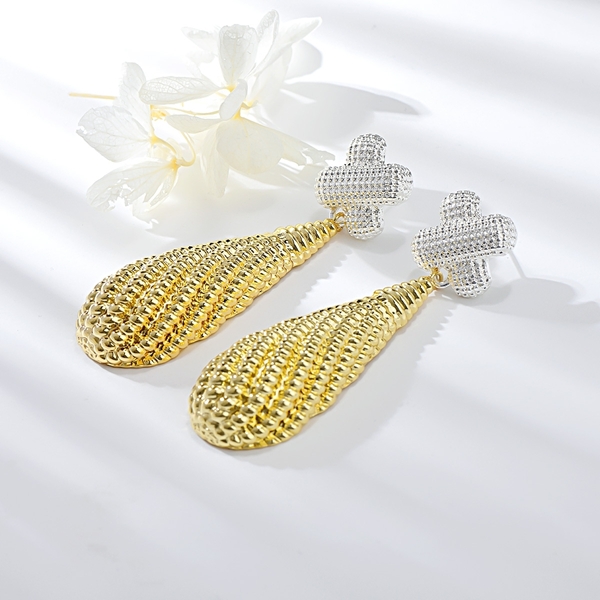 Picture of Good Big Zinc Alloy Dangle Earrings