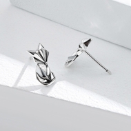 Picture of Origninal Small Platinum Plated Stud Earrings