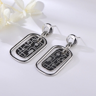 Picture of Latest Big Zinc Alloy Dangle Earrings