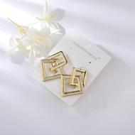 Picture of Best Selling Dubai Gold Plated Big Stud Earrings