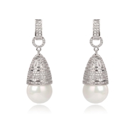 Picture of Inexpensive Platinum Plated Luxury Dangle Earrings from Reliable Manufacturer