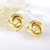 Picture of Nickel Free Platinum Plated Zinc Alloy Stud Earrings in Flattering Style